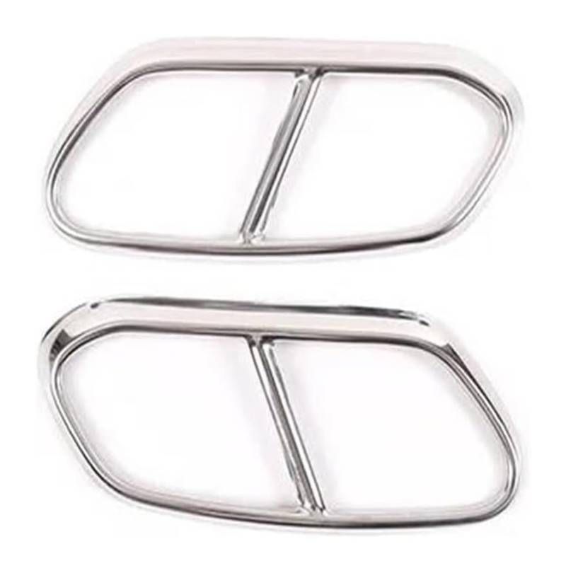Endrohr Schalldämpfer Für Volvo XC60 2018 2019 Throat Auspuff Schalldämpfer Ausgänge Schwanz Abdeckung Trim Edelstahl Rohr Spitze 2 Pcs von LAPPGNGFYA