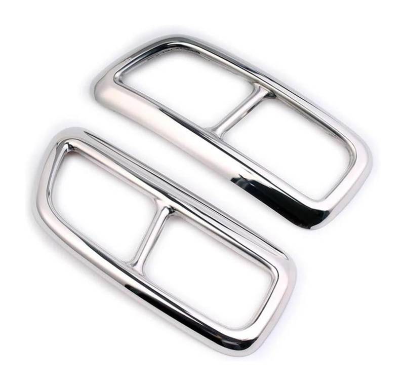 Endrohr Schalldämpfer Für Volvo XC90 2016 2017 2018 2019 2020 Edelstahl-Schalldämpferteil 2 PCS Auto-hintere Auspuffendrohrabdeckung von LAPPGNGFYA