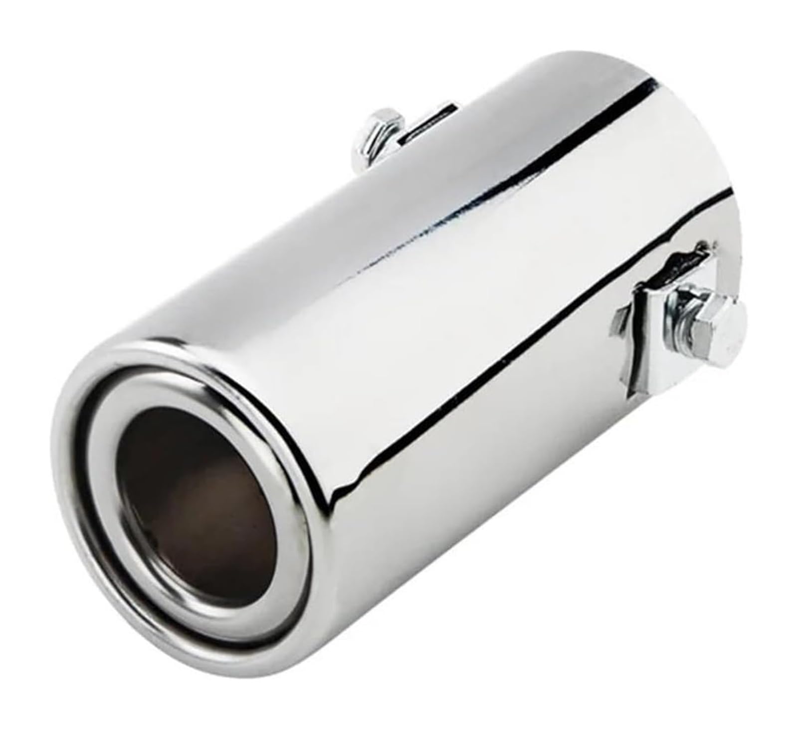 Endrohr Schalldämpfer Universal Auto Auspuff Spitze Schalldämpfer Stahl Edelstahl Schwanz Kompatibel Mit Gerade Rohr Als 5cm Durchmesser Endrohr Schalldämpfer Universal Auto Auspuff Spitze Schalldämpfer Stahl Edelstahl Schwanz Kompatibel Mit Gerade Rohr Als 5cm Durchmesser von LAPPGNGFYA