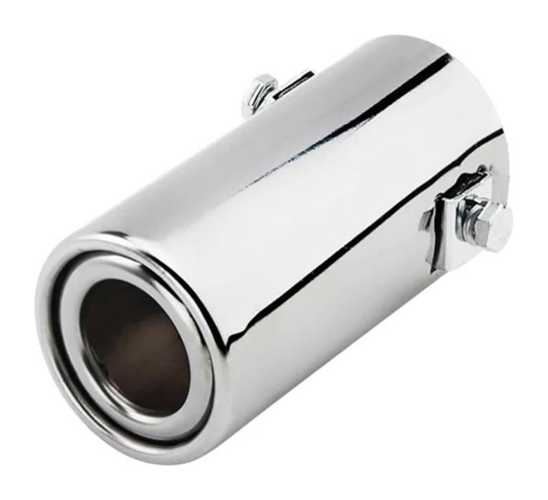 Endrohr Schalldämpfer Universal Auto Auspuff Spitze Schalldämpfer Stahl Edelstahl Schwanz Kompatibel Mit Gerade Rohr Als 5cm Durchmesser von LAPPGNGFYA
