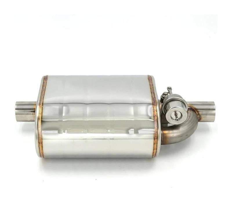 Endrohr Schalldämpfer Universal Auto Auspuff System Vakuum Ventil Control Rohr Kit Variable Schalldämpfer Edelstahl 51 63 76 Mm(51MM Muffler left) von LAPPGNGFYA