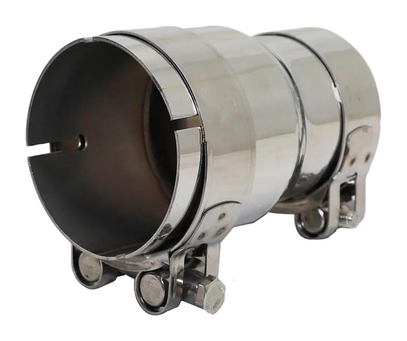 Endrohr Schalldämpfer Universal Edelstahl Reduzieradapter Auto Auspuffrohr Schalldämpfer Pipeline Geschweißte Größe 39MM-54MM von LAPPGNGFYA
