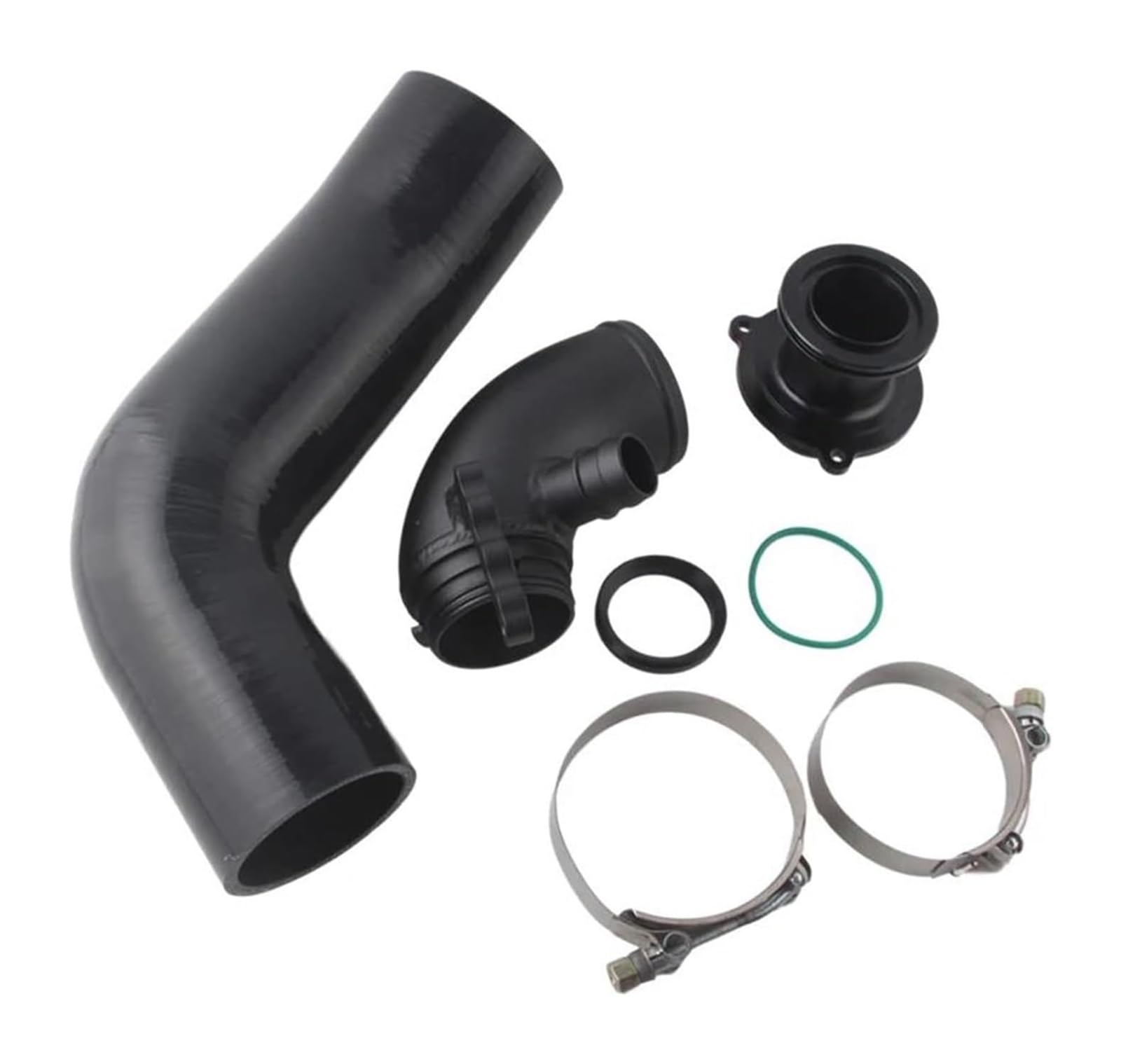 FÜR SEAT FÜR Leon MK3 1,8 T 2,0 T FÜR Cupra 5F 1,8 T 2,0 T Auto Turbo Einlass Outlet Upgrade Rohre Ansaugrohre Turbo Schalldämpfer Luftfilter Ansaugschlauch(BLACK HOSE C) von LAPPGNGFYA