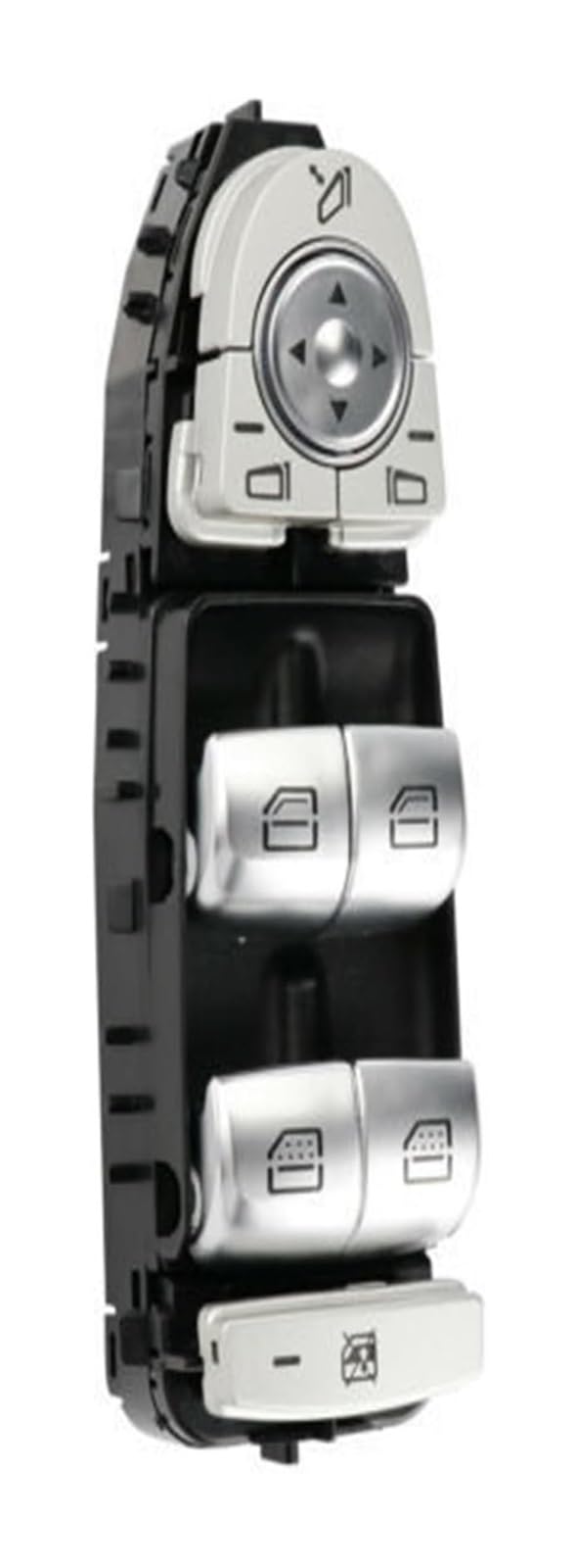 Fensterheberschalter Für B&enz Für S-klasse E Fenster Control Schalter Vorne Power Fahrer Tür Regler Taste A2229056800 A2229052004(2) von LAPPGNGFYA