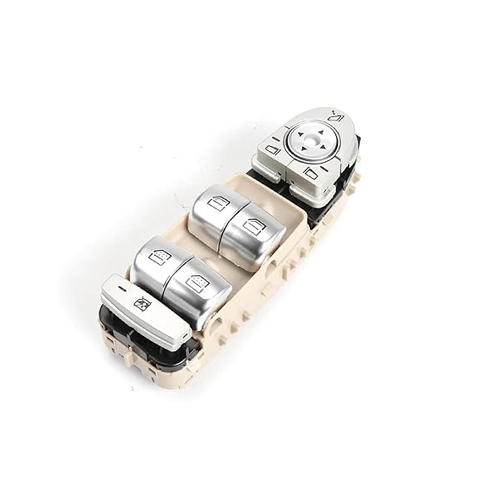 Fensterheberschalter Für B&enz W222 Für S Klasse 2014-2020 Auto Vorne Hinten Tür Elektrische Power Master Fenster Schalter Repalcement Regler(Beige) von LAPPGNGFYA