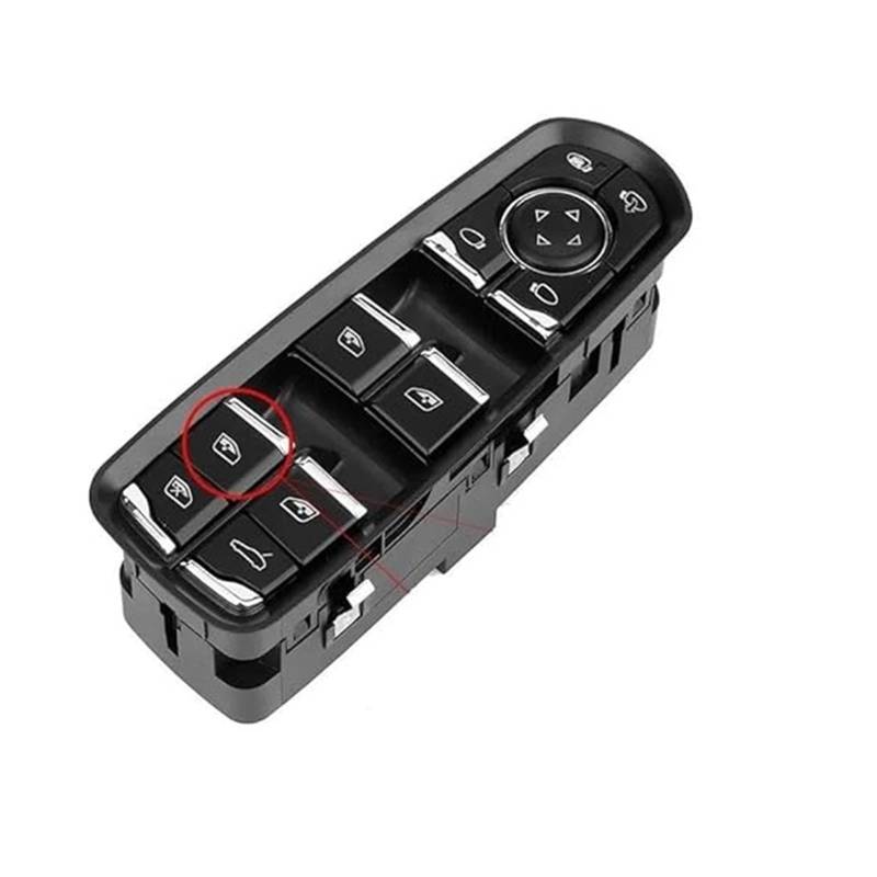 Fensterheberschalter Für Macan 2014-2018 Für Cayenne 2010-2016 Elektrische Fenster Schalter Auto Taste Kappe Abdeckung Fahrer Master Seite(NO.3 Button) von LAPPGNGFYA