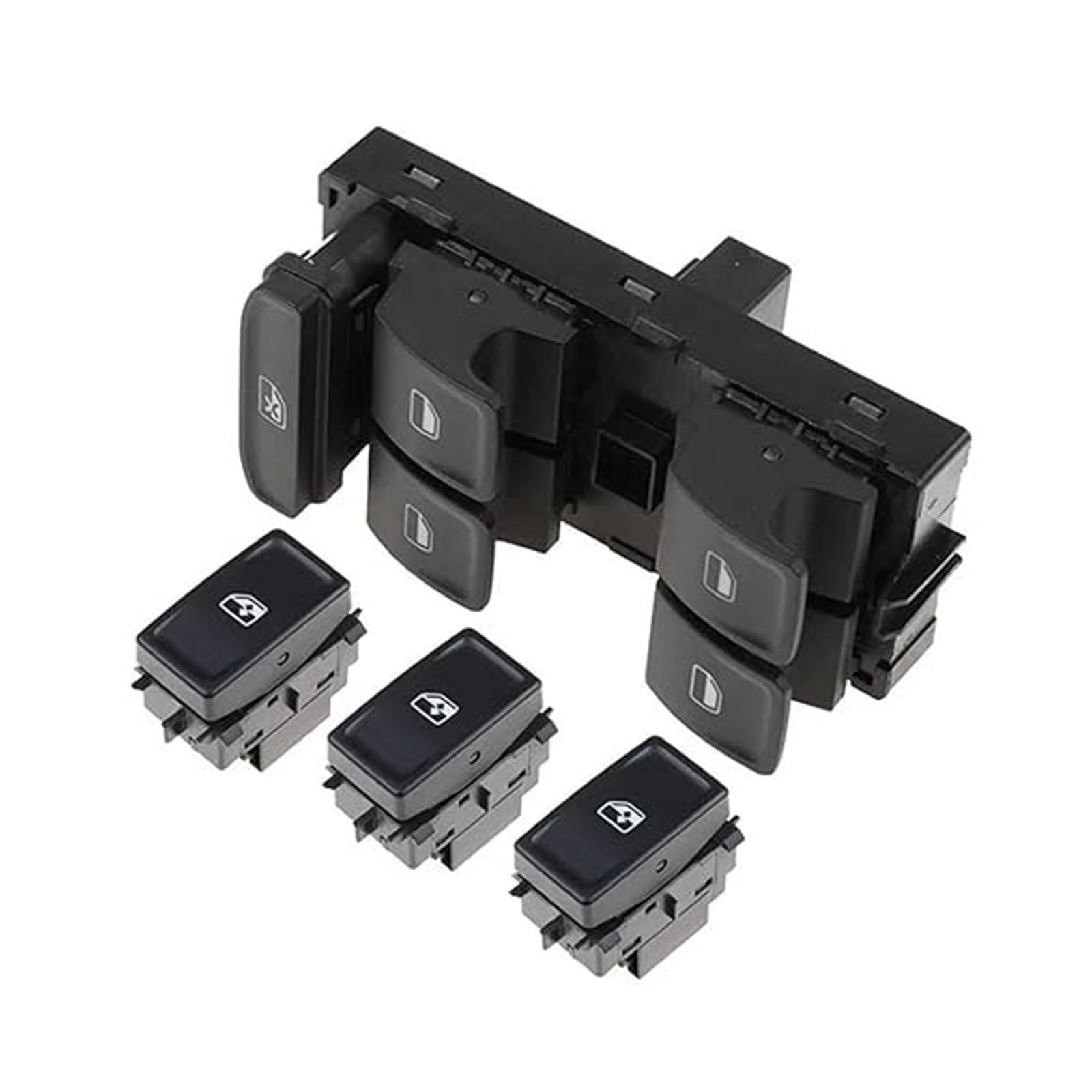 Fensterheberschalter Für Octavia Für Faibia Für Kodiq Für Karoq Für Superb 5E0 959 855 Elektrische Power Master Fenster Schalter Taste(Set) von LAPPGNGFYA