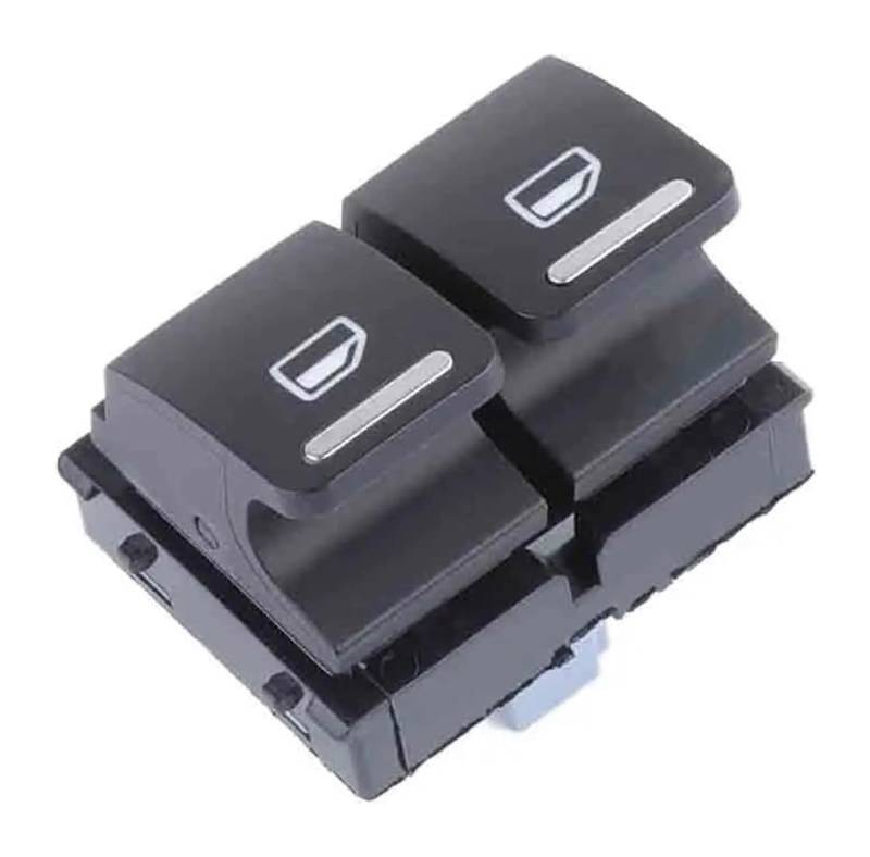 Fensterheberschalter Für VW B&eetle Cabrio 2013-2019 Schwarz Power Fenster Einzigen Schalter Mechanische Push Button Manuelle Bedienung 5C5959857A von LAPPGNGFYA