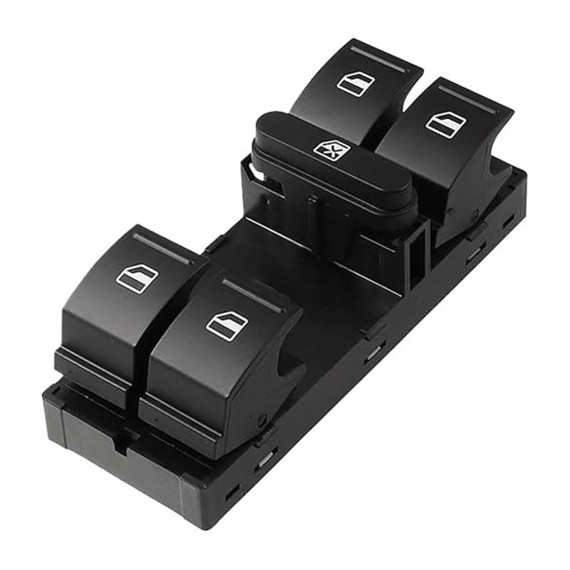 Fensterheberschalter Für VW Für G&olf 5 6 Plus Für J&etta Auto Fenster Master Switch Panel Auto Elektrische Power Lift Fenster Control Taste 1K4959857B von LAPPGNGFYA