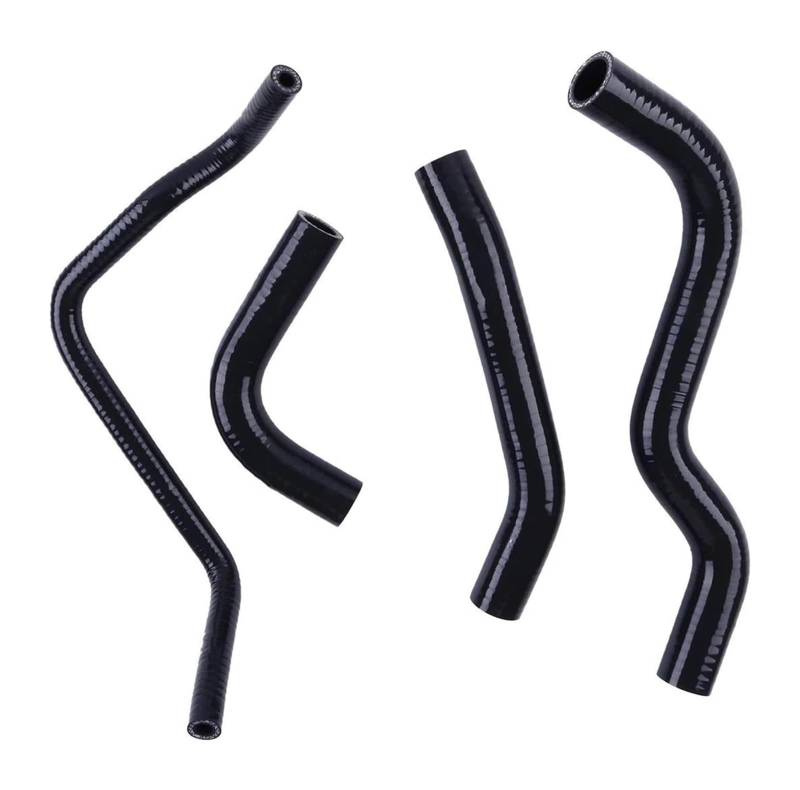 Für 599 CB600F Für Hor&net 2003–2006 Silikon Kühlerschlauch Kit Für Ansaug Und Entlüftungsöffnungen Luftfilter Ansaugschlauch(Schwarz) von LAPPGNGFYA