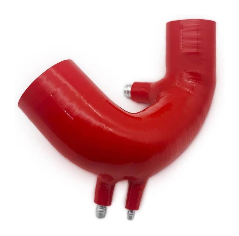 Für Abarth 500 595 Für IHI Turbo Ersatzteile Silikon Ansaugschlauch Kit Performance Ansaugsystem Silikonrohr Luftfilter Ansaugschlauch(Red With) von LAPPGNGFYA