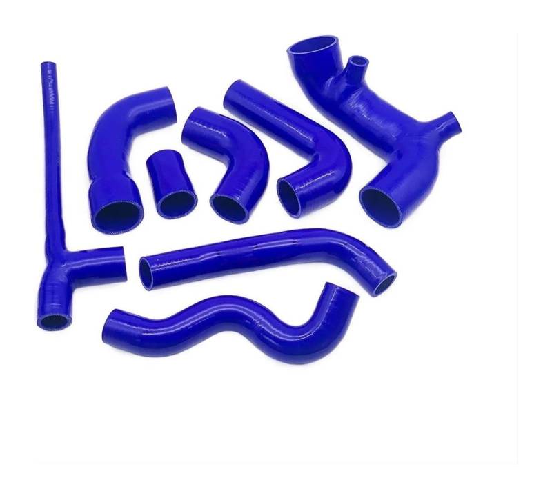Für Fiat Für Uno Für Turbo Dh 1,4 MK2 1989-1995 Ladeluftkühler Kühler Lufteinlass Repalcement Stecker Silikon Schlauch Kit Luftfilter Ansaugschlauch(Schwarz) von LAPPGNGFYA