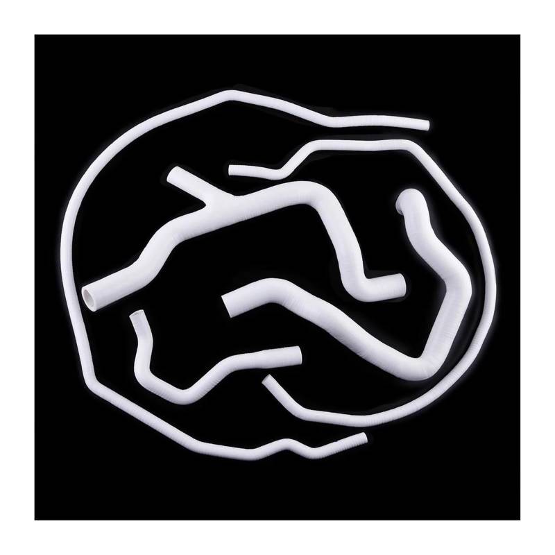 Für Focus RS Mk2 2009-2011 Auto Silikon Kühler Kühlmittel Schlauch Rohr Leistung Druck Temperatur Lufteinlass Luftfilter Ansaugschlauch(Weiß) von LAPPGNGFYA