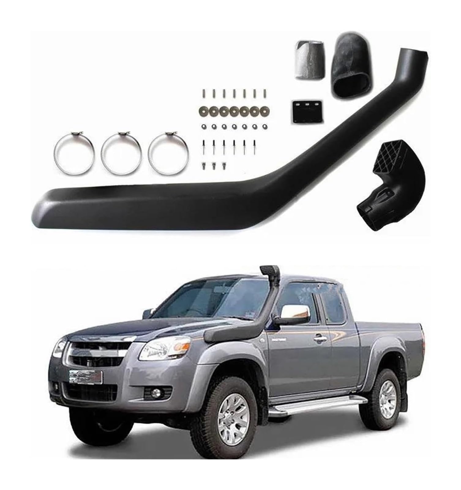 Für Mazda Für Ranger PK/PJ 2007 2008 2009 2010 2011 Air Intake Rohr Auto Air Intake Schnorchel Luftstrom LLDPE Luftfilter Ansaugschlauch von LAPPGNGFYA