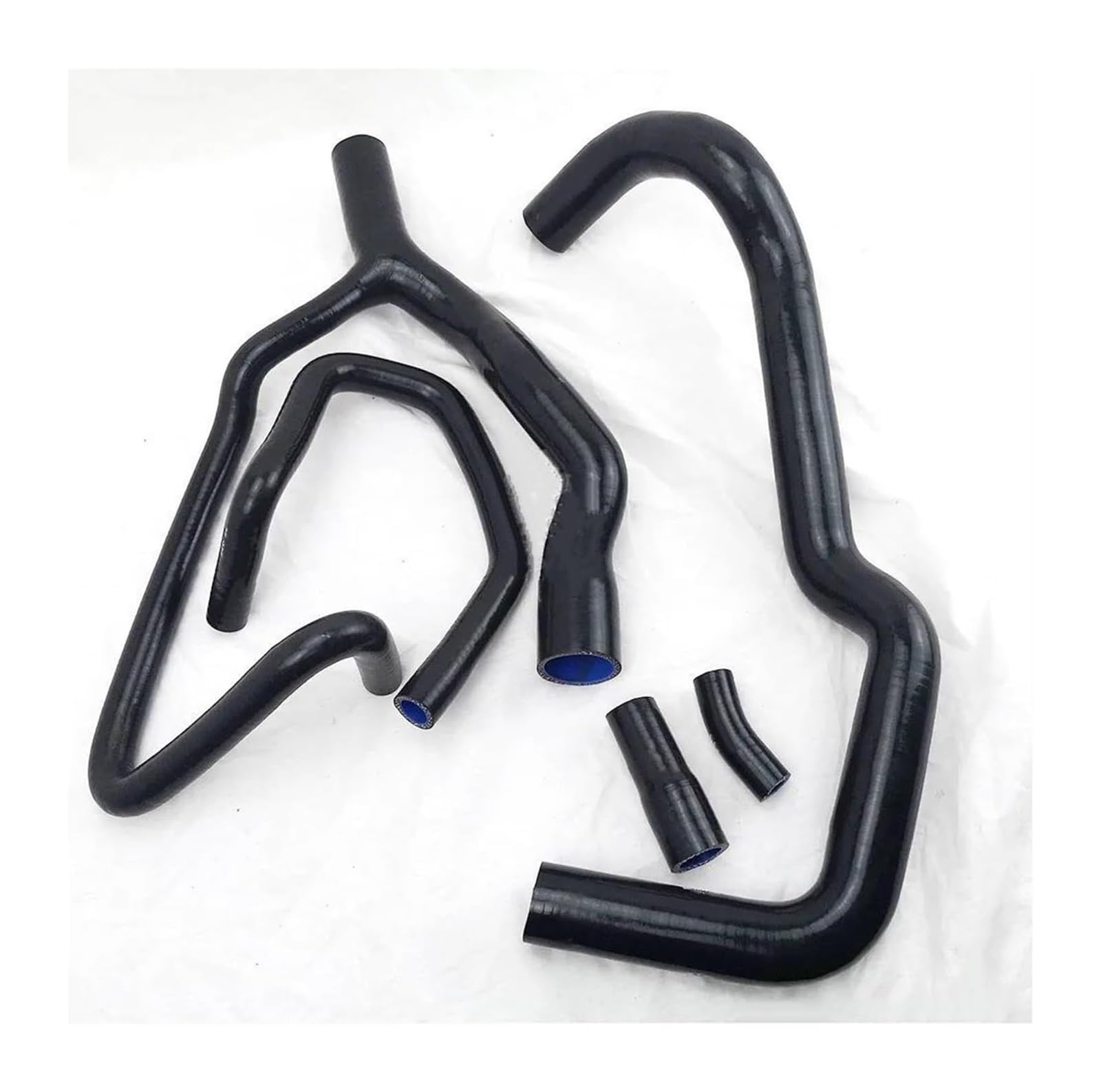 Für P&eugeot 306 406 2.0L 16V EW10 1995-2004 Rot Blau Schwarz Auto Lufteinlass Entlüftungsrohr Silikon Kühlerschlauch Luftfilter Ansaugschlauch(Schwarz) von LAPPGNGFYA