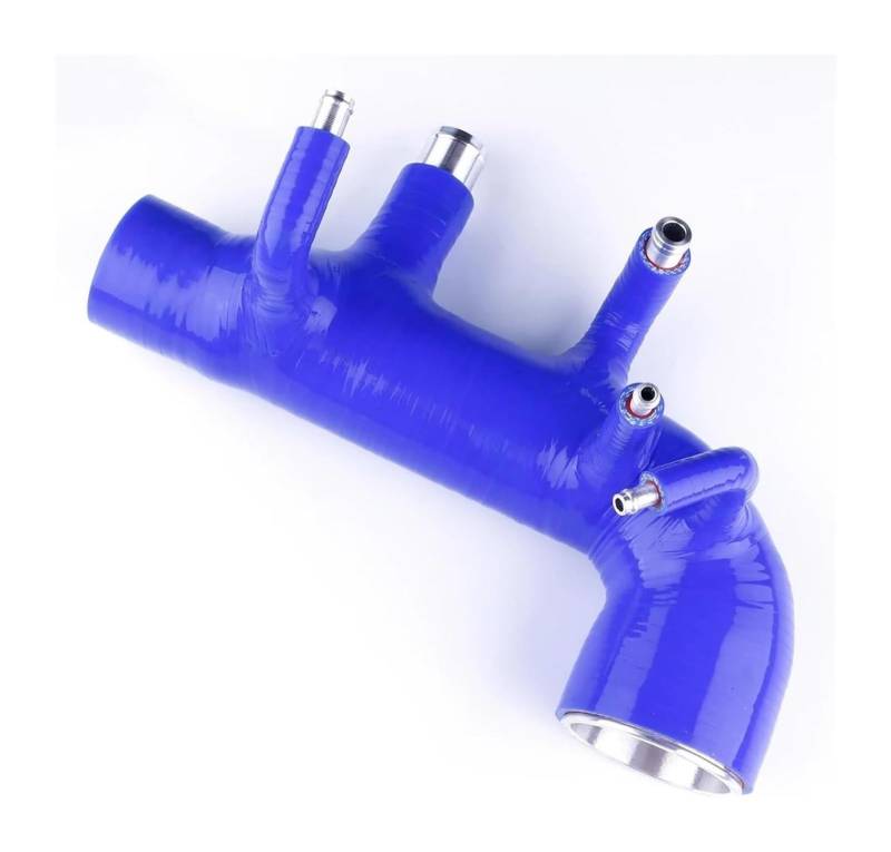 Für Subaru Für Forester XT Für WRX Für STI 2.5 Für Turbo EJ25 2004-2008 Silikon-Ansaugschlauch-Rohrsatz Luftfilter Ansaugschlauch(Blau) von LAPPGNGFYA