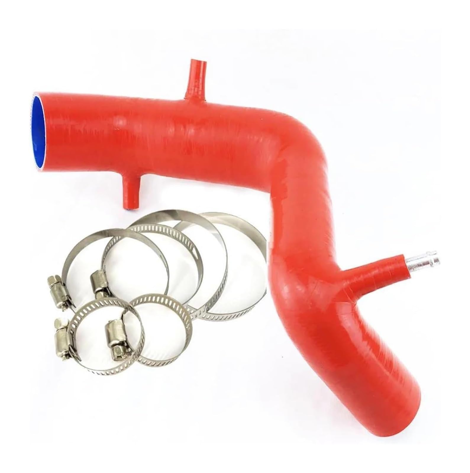 Für TT Silikon Einlass Lufteinlass Induktion Schlauch Rohr Auto Air Intake Verschnaufpause Rohr Luftfilter Ansaugschlauch(rot) von LAPPGNGFYA