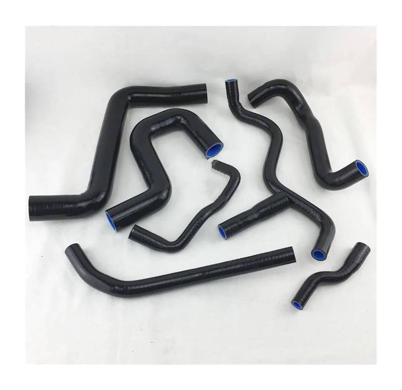Für VW Für G&olf Für GT I MK2 1.8 8V PB Für Code 1987-1991 ROT BLAU SCHWARZ Silikon Ansaugschlauch Auto Lufteinlass Luftfilter Ansaugschlauch(Schwarz) von LAPPGNGFYA