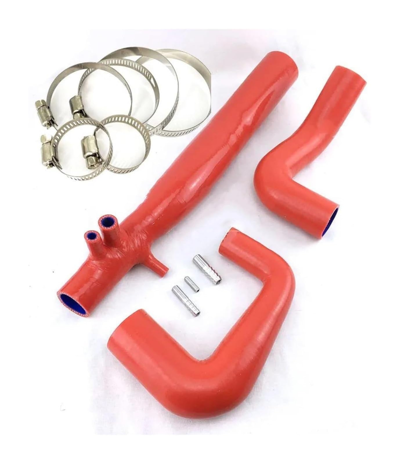 Für ZWEI Für Turbo Für SMART Für Roadster 2003 2004 2005 2006 Silikon-Kühler-Induktionsschlauch Auto-Lufteinlass Luftfilter Ansaugschlauch(rot) von LAPPGNGFYA