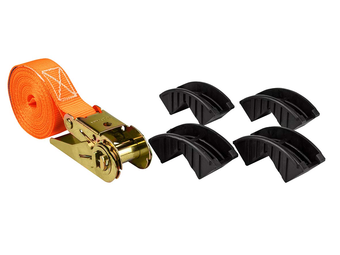 LAS 10299 Spanngurt mit Ratsche, mit Kantenschutz, 25mm x 5m, 500Kg, Schwarz LAS 10299 Spanngurt mit Ratsche, mit Kantenschutz, 25mm x 5m, 500Kg, Schwarz von LAS