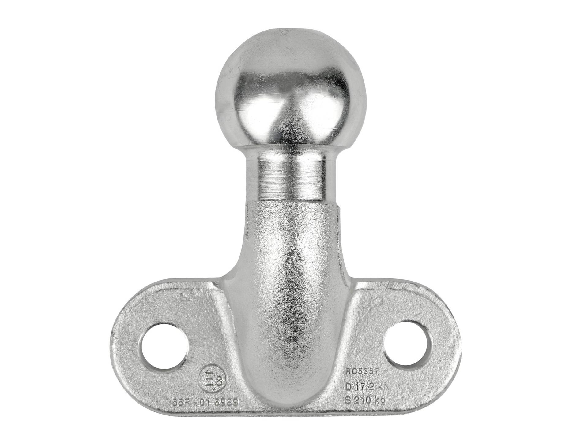 LAS 10639 Anhänger-Kupplungskugel, Anhänger Kugelkopf, mit Flansch, abgewinkelt, bis 3500 kg, silber LAS 10639 Anhänger-Kupplungskugel, Anhänger Kugelkopf, mit Flansch, abgewinkelt, bis 3500 kg, silber von LAS