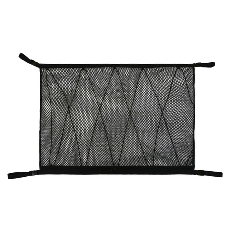 LATRAT 1 Stück Gepäcknetz Auto für Aufbewahrung Universal Aufbewahrungsnetz zur Dachgepäckaufbewahrung eignet Sich Doppellagiges Design für die Meisten Autos, 90x65 cm von LATRAT
