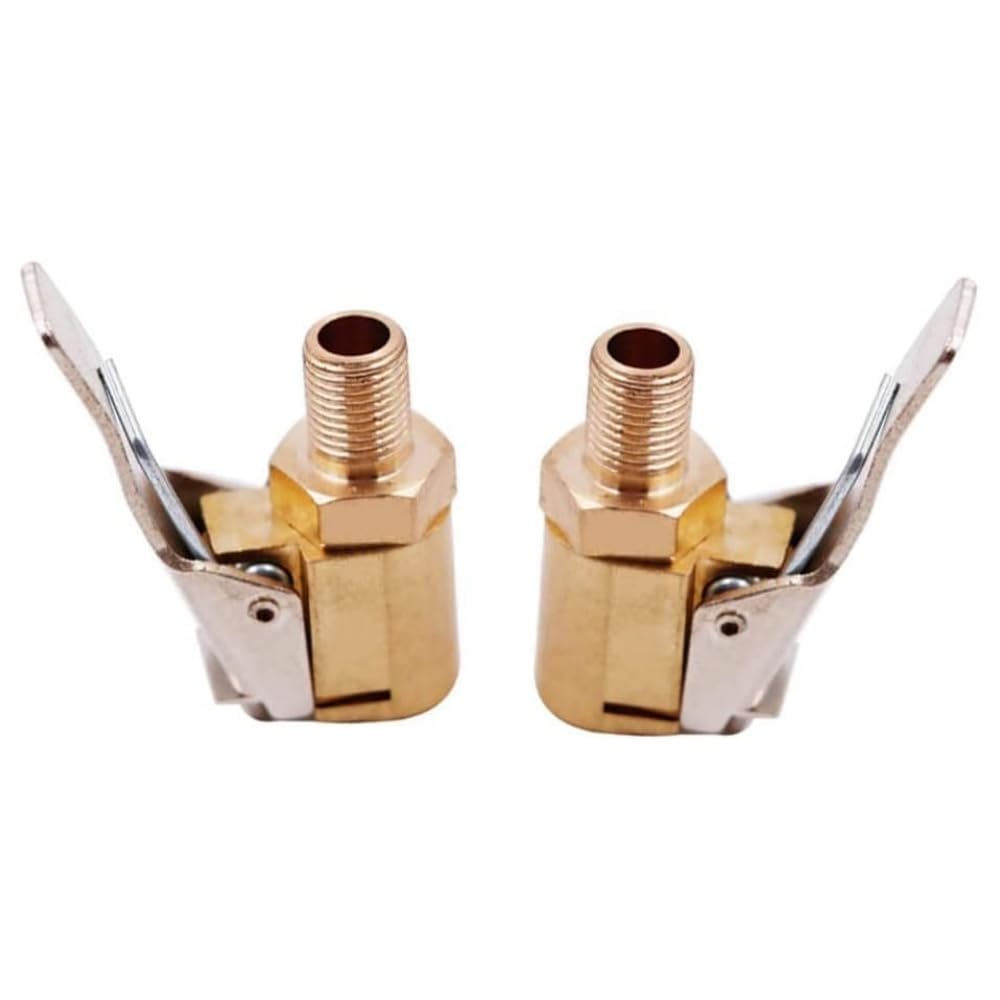 LATRAT 2pcs Autoventil Hebelstecker Air Chuck, Messing neu Reifenfüllnippel Ventilaufsatz Momentstecker Hebelstecker Auto Druckluft Ventilstecker für alle Reifenventile mit Ventilgewinde LATRAT 2pcs Autoventil Hebelstecker Air Chuck, Messing neu Reifenfüllnippel Ventilaufsatz Momentstecker Hebelstecker Auto Druckluft Ventilstecker für alle Reifenventile mit Ventilgewinde von LATRAT