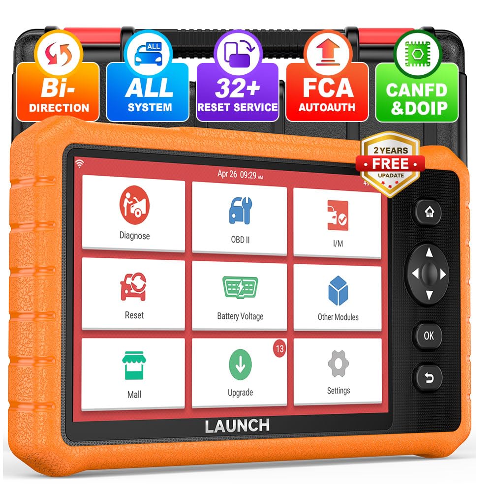 LAUNCH X431 CRP919C Lite Bidirektionales obd2 Diagnosegerät Auto mit 32+ Reset, DoIP & CAN FD, Alle System Auto Auslesegerät, OBD2 Diagnosegerät für alle Fahrzeuge, aktiv, AUTOVIN, FCA Autoauth LAUNCH X431 CRP919C Lite Bidirektionales obd2 Diagnosegerät Auto mit 32+ Reset, DoIP & CAN FD, Alle System Auto Auslesegerät, OBD2 Diagnosegerät für alle Fahrzeuge, aktiv, AUTOVIN, FCA Autoauth von LAUNCH