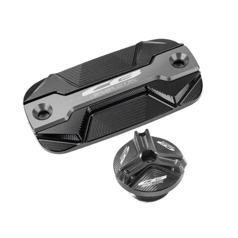Heizöl Tankdeckel Für CB650R CB 650R CB 650 R 2019-2023 Motorrad CNC Vorderradbremsflüssigkeitsbehälter Abdeckung Motoröl Einfülldeckel von LAUTIE