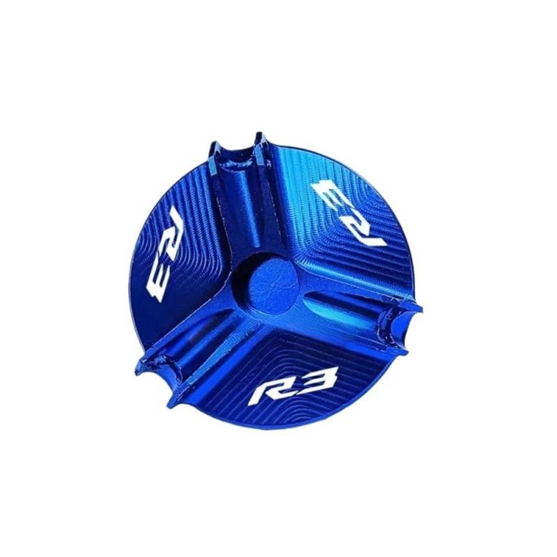 Heizöl Tankdeckel Für R3 2021 YZF-R3 YZF R3 2015-2020 2022 Motorrad Öl Einfülldeckel Zubehör CNC Motoröl Tasse Abdeckung Schraube von LAUTIE