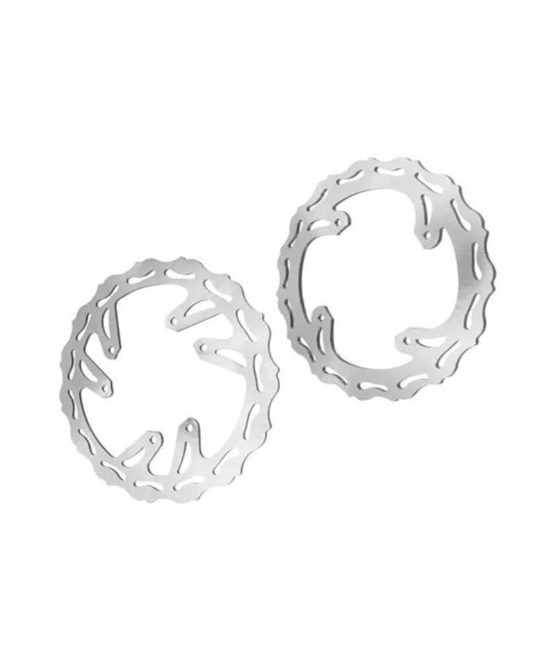 Motorrad Bremsscheibe Für CR125 CR250 2002-2007 CRF250R CRF250X CRF450R 2004-2014 CRF450X 2005-2017 Motorrad 240 MM Vorne Hinten Bremsscheibe Rotor Zubehör von LAUTIE