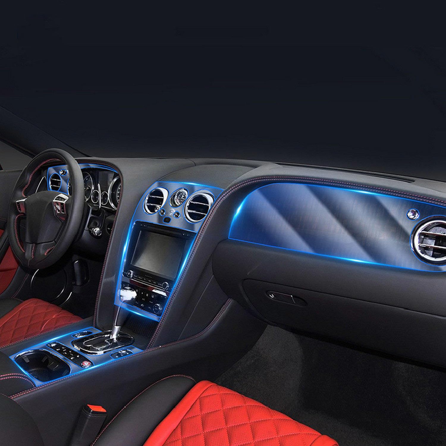 LAVIYE Anti-Kratz-Schutzfolie, transparent, TPU, selbstklebend, Konsolenbildschirm, PPF, für Bentley Continental GT LAVIYE Anti-Kratz-Schutzfolie, transparent, TPU, selbstklebend, Konsolenbildschirm, PPF, für Bentley Continental GT von LAVIYE