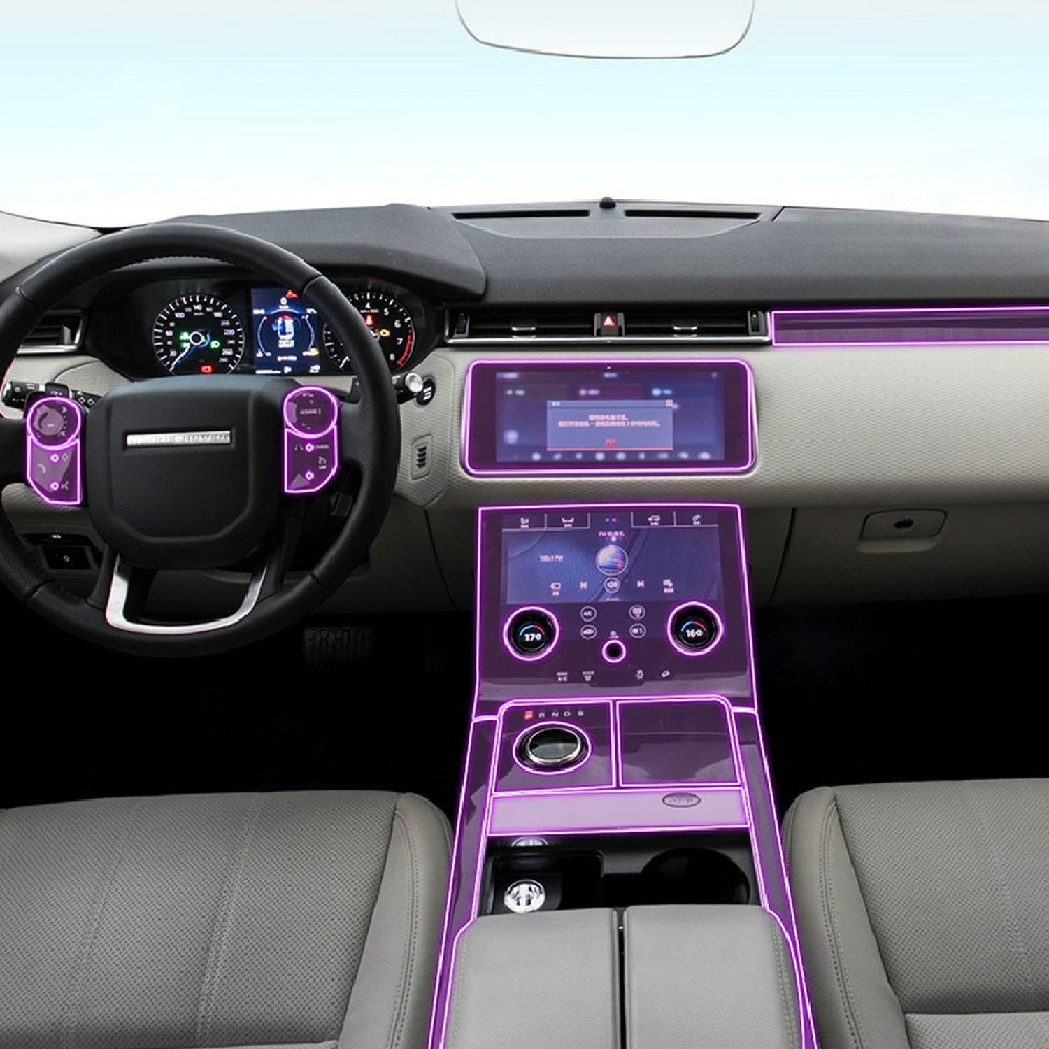 LAVIYE Anti-Kratz-Schutzfolie, transparent, TPU, selbstklebende Schutzfolie PPF, für Land Range Rover Velar 2017–2020 LAVIYE Anti-Kratz-Schutzfolie, transparent, TPU, selbstklebende Schutzfolie PPF, für Land Range Rover Velar 2017–2020 von LAVIYE