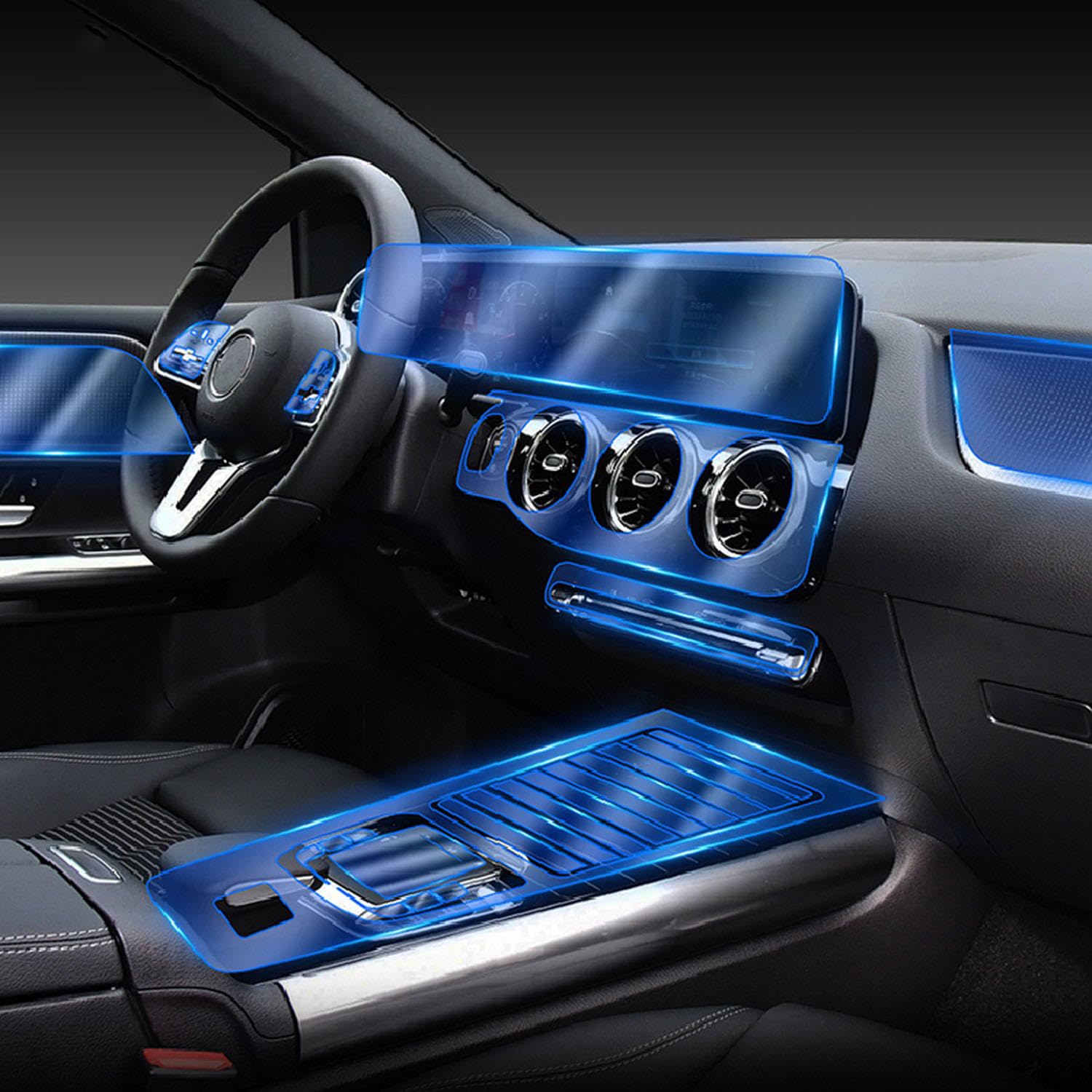 LAVIYE Anti-Kratz-Schutzfolie für den Autoinnenraum, TPU, transparent, selbstklebende Folie, PPF, für Mercedes Benz GLA H247 2020–2023 LAVIYE Anti-Kratz-Schutzfolie für den Autoinnenraum, TPU, transparent, selbstklebende Folie, PPF, für Mercedes Benz GLA H247 2020–2023 von LAVIYE