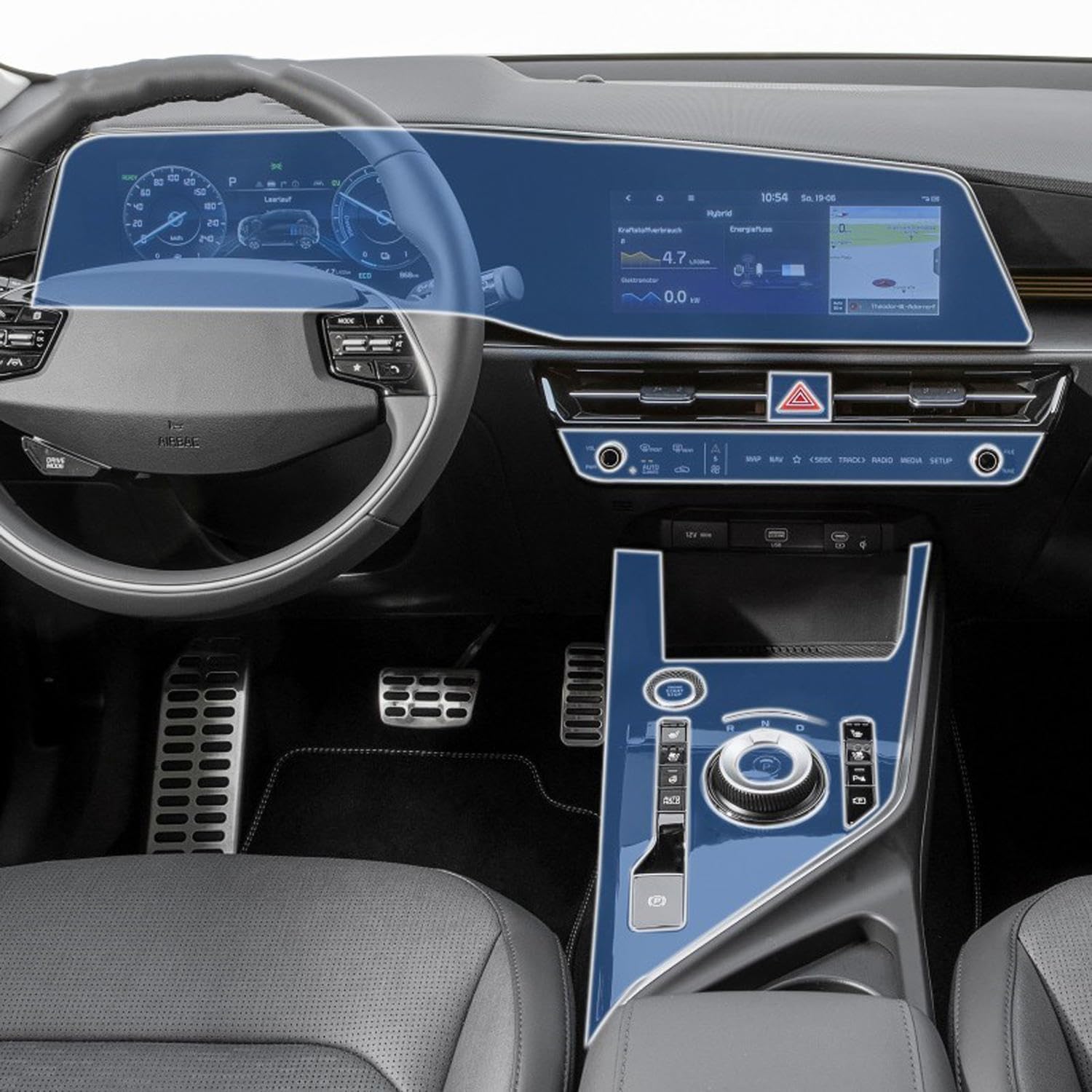 LAVIYE Auto Innenraum Mittelkonsole Transparent TPU PPF Schutzfolie Anti-Kratz-Reparaturfolie Zubehör,Für KIA NIRO SG2 2022-2023 LAVIYE Auto Innenraum Mittelkonsole Transparent TPU PPF Schutzfolie Anti-Kratz-Reparaturfolie Zubehör,Für KIA NIRO SG2 2022-2023 von LAVIYE