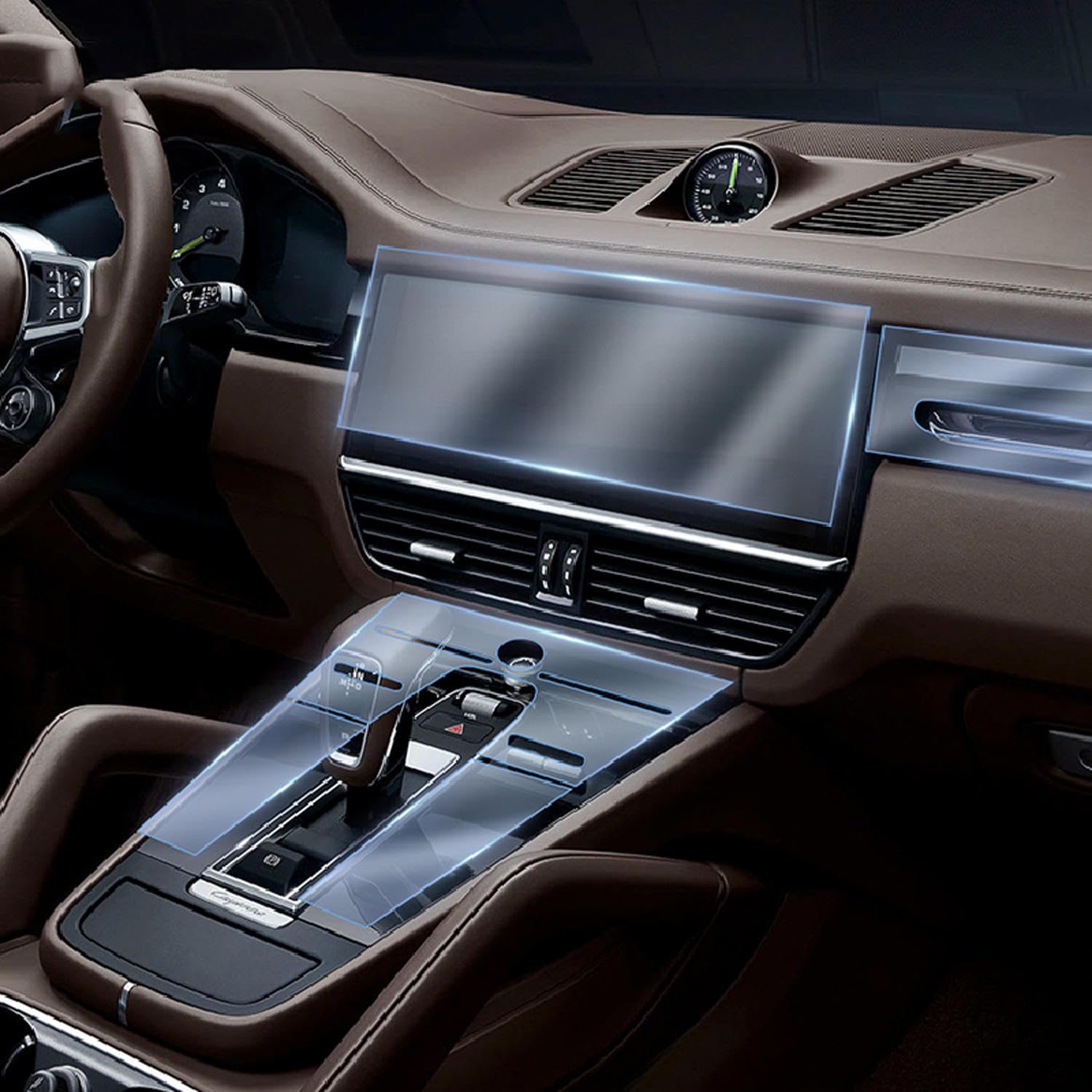LAVIYE Auto Innenraum Mittelkonsole Transparent TPU Schutzfolie Anti-Kratz-Reparaturfolie Zubehör,Für Porsche Cayenne 2015-2023 LAVIYE Auto Innenraum Mittelkonsole Transparent TPU Schutzfolie Anti-Kratz-Reparaturfolie Zubehör,Für Porsche Cayenne 2015-2023 von LAVIYE