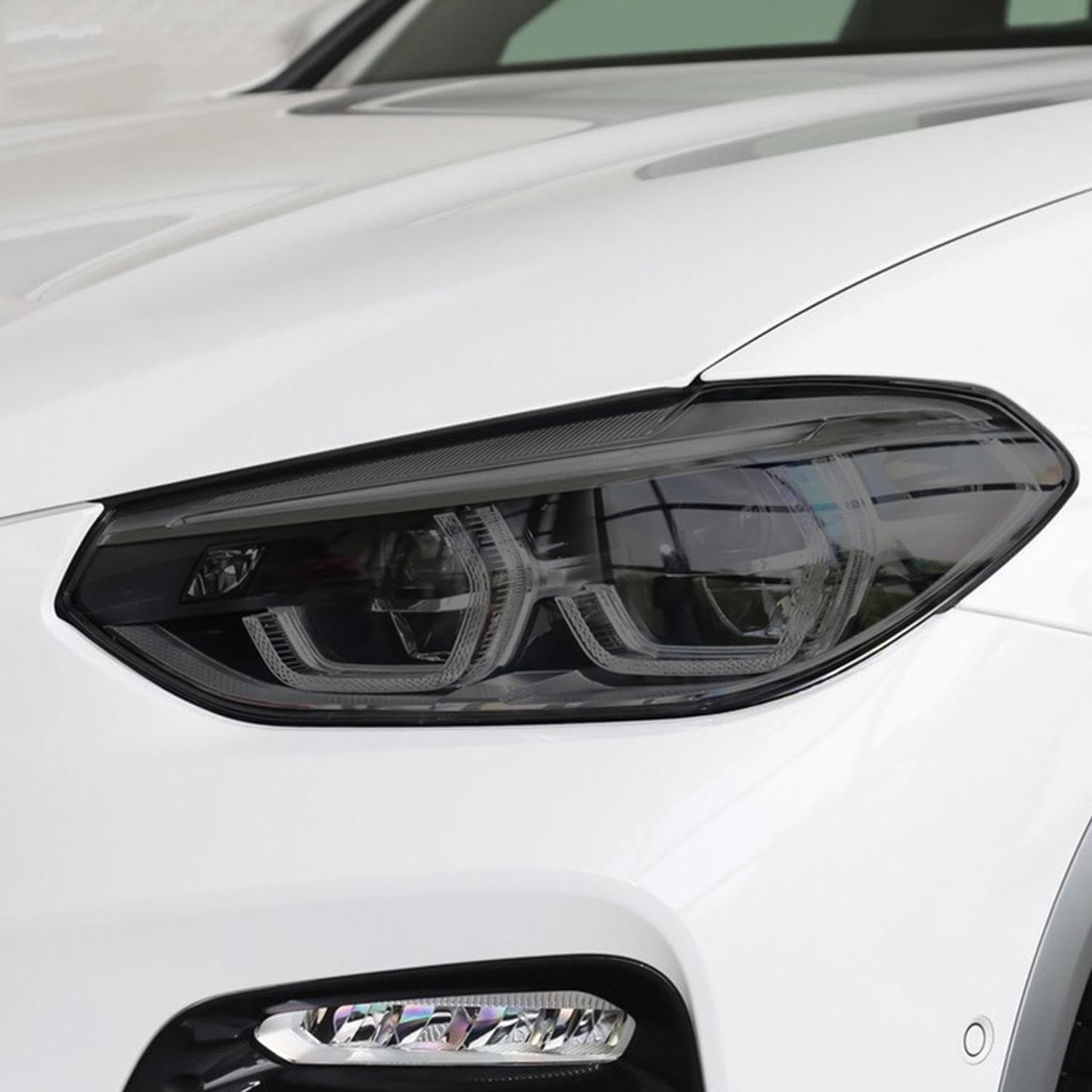 LAVIYE Autoscheinwerfer-Schutzfolie Rauchschwarz Kratzfest Transparenter TPU-Aufkleber, für BMW X4 G02 M 2019-2023 LAVIYE Autoscheinwerfer-Schutzfolie Rauchschwarz Kratzfest Transparenter TPU-Aufkleber, für BMW X4 G02 M 2019-2023 von LAVIYE