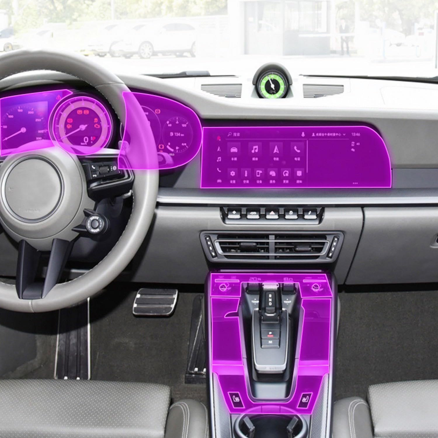LAVIYE Kfz-Anti-Kratz-Schutzfolie, transparent, TPU, selbstklebend, für Porsche Carrera 911 2019–2023 LAVIYE Kfz-Anti-Kratz-Schutzfolie, transparent, TPU, selbstklebend, für Porsche Carrera 911 2019–2023 von LAVIYE