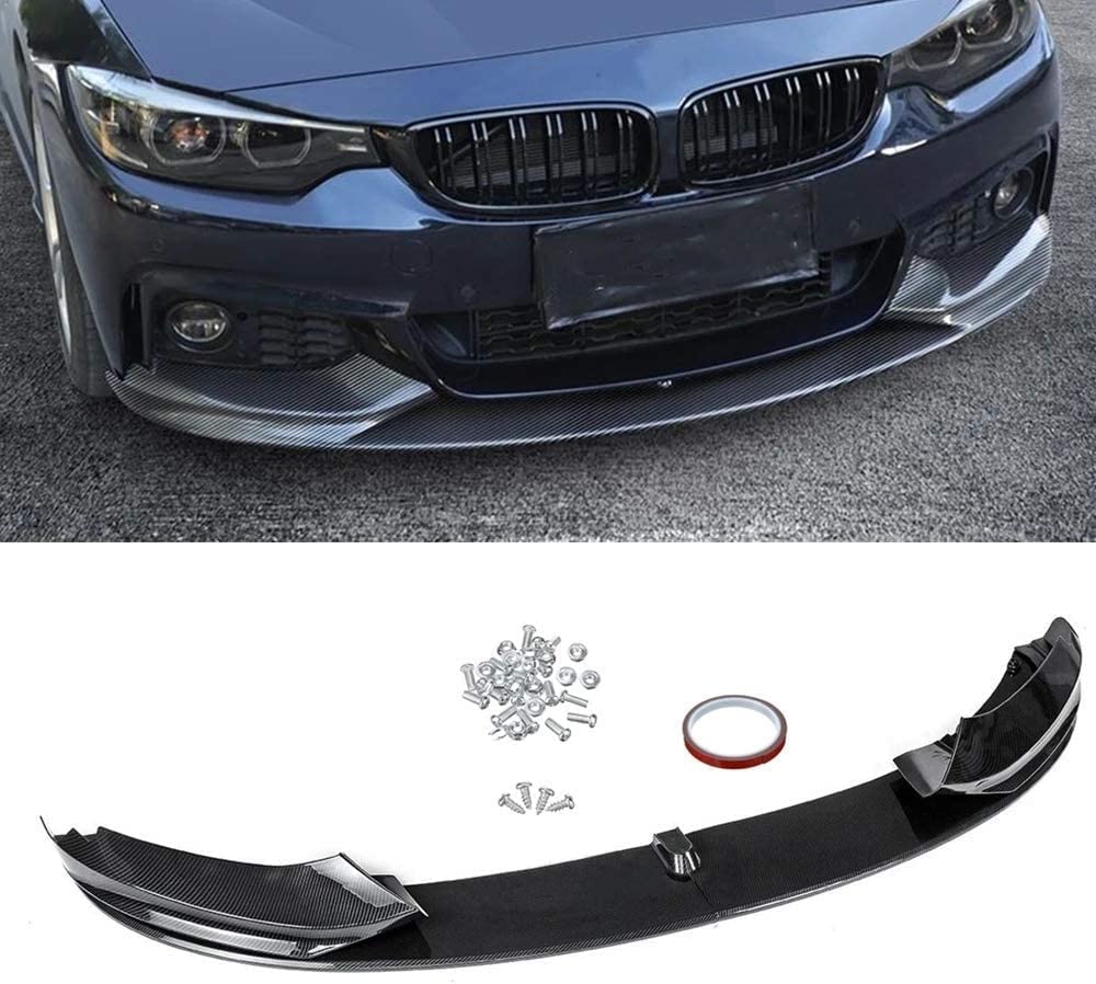 Auto Frontspoiler Lippe für BMW F32 F33 F36 4 Series M Sport 2014-2020, ABS Frontstoßfänger Lip Chin Spoiler, Frontleiste Frontschaufel Diffusor Frontstoßfänger Autozubehör Body Kit von LAXIL