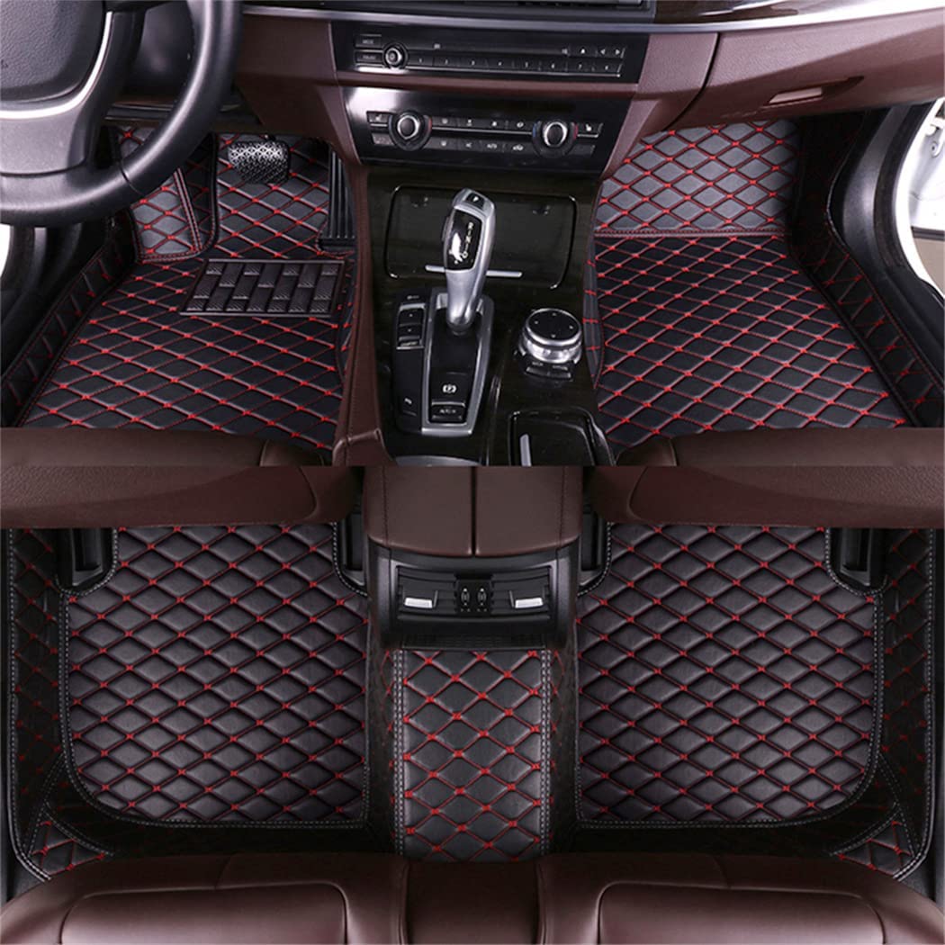 Benutzerdefinierte Auto Leder Fußmatten für Audi Q5 8R 2008-2017, Allwetter Wasserdicht Anti Rutsch fußmatte, Vollverkleidete Auto Fussmatten Interieur Zubehör von LAXIL