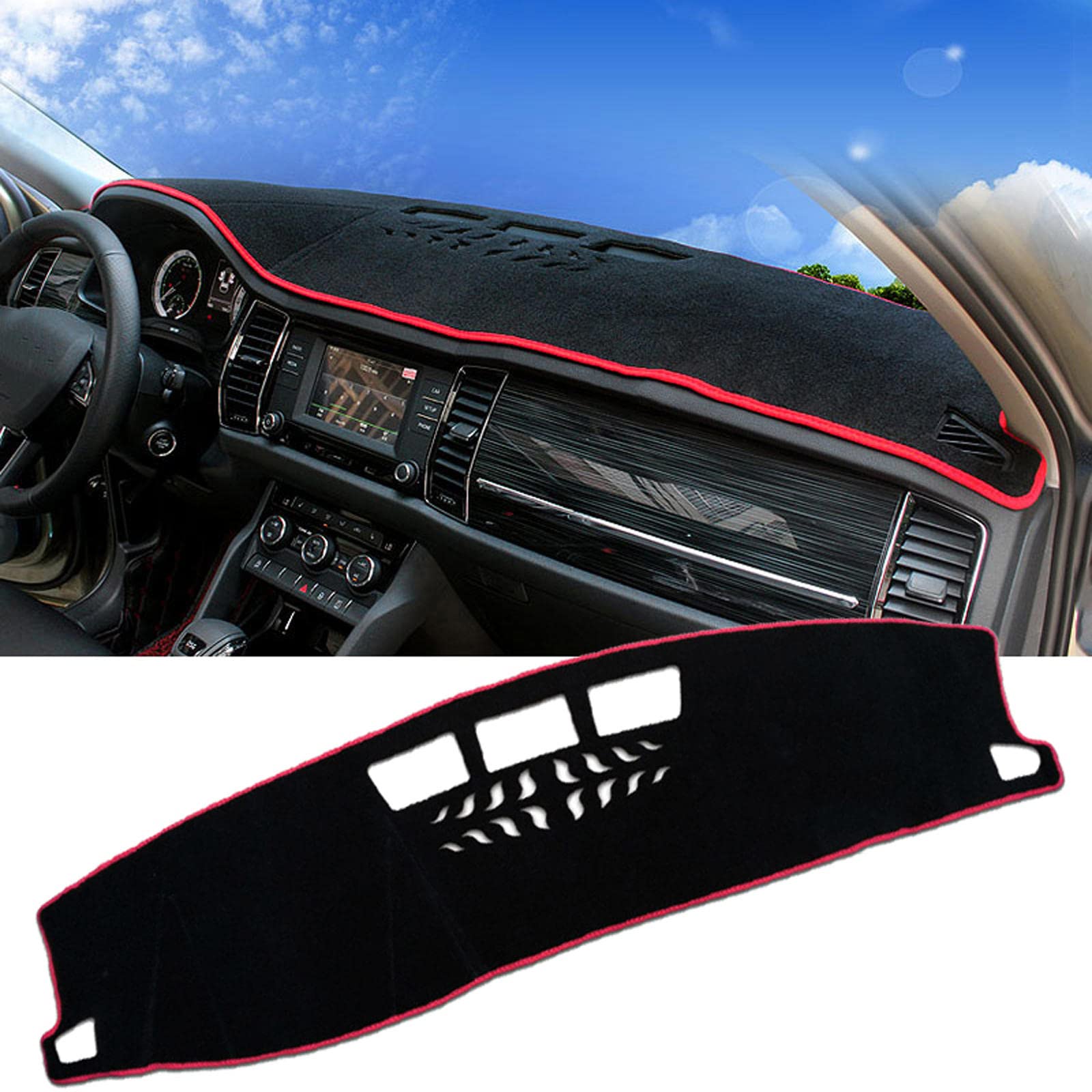 LAYGU Auto-Armaturenbrett-Abdeckmatte, vermeiden Sie Lichtpolster, Teppiche, für Skoda Kodiak 2017 2018 2019 2020 2021 Zubehör LAYGU Auto-Armaturenbrett-Abdeckmatte, vermeiden Sie Lichtpolster, Teppiche, für Skoda Kodiak 2017 2018 2019 2020 2021 Zubehör von LAYGU