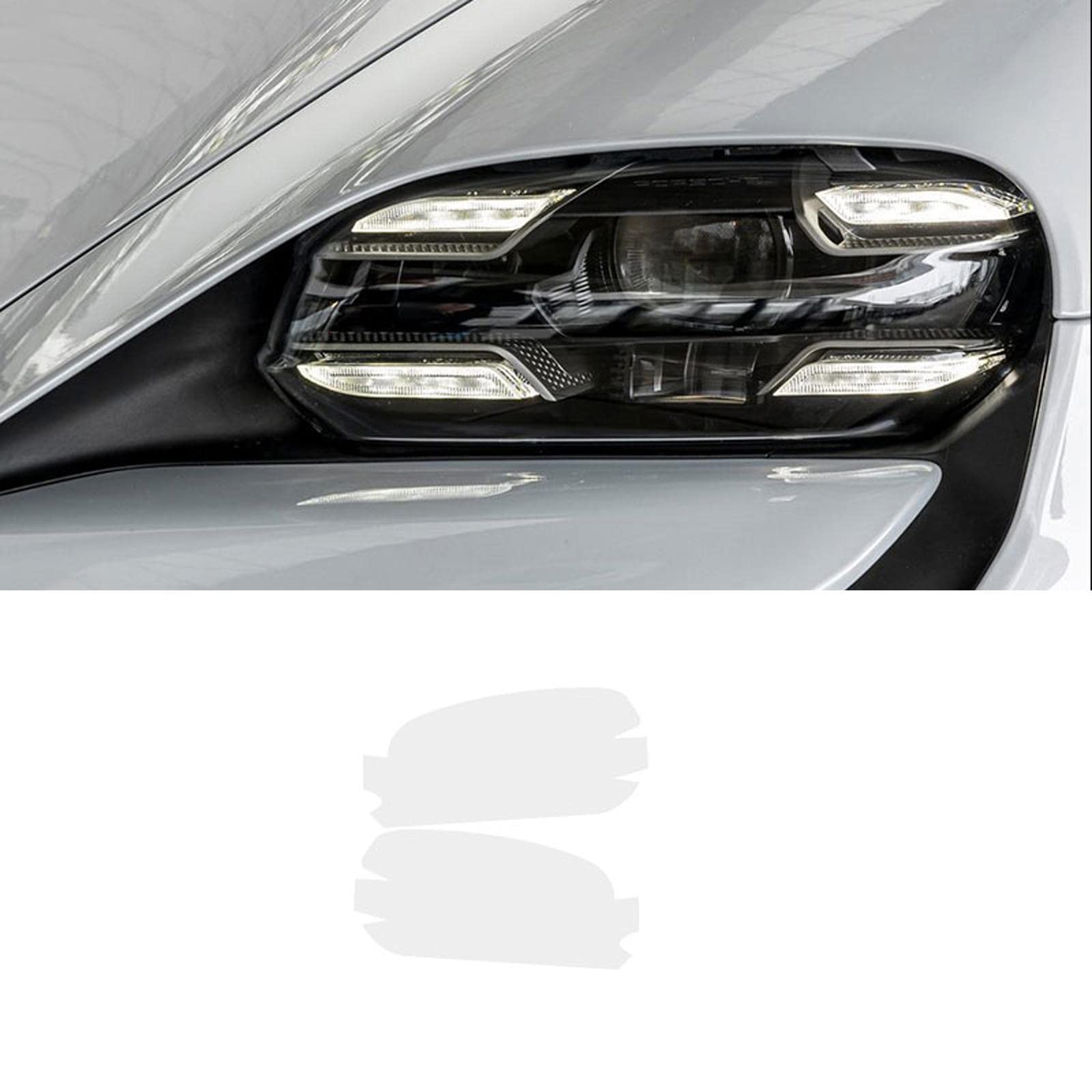 LAYGU Autoscheinwerfer TPU Transparent Schwarz Schutzfolie Aufkleber, Für Porsche Taycan 2020 2022 Cross Turismo Sport LAYGU Autoscheinwerfer TPU Transparent Schwarz Schutzfolie Aufkleber, Für Porsche Taycan 2020 2022 Cross Turismo Sport von LAYGU