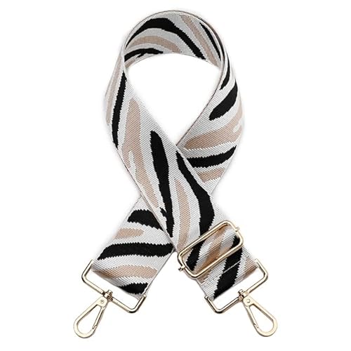 Zebra Muster Damen Taschengurt Handtasche Breiter Gürtel Schultertaschengurt Ersatzgurt Zubehör Taschenteil Verstellbarer Gürtel für Taschen von LAYSAM