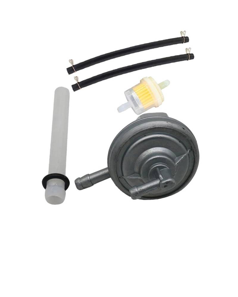 Kraftstoffventil Für GY6 50cc 150cc Motorrad ATV Kraftstofftank Kraftstoffschalter Filter Ölleitung Set Kraftstoffventil Vergaser von LAYYSD