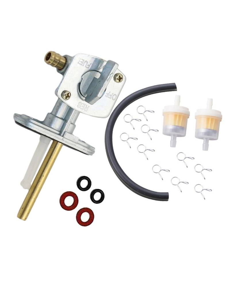 Kraftstoffventil Für TTR125 XT125 250 350 Offroad-Modifikationsteie Kraftstofftank Öschater Vergaser(2 oil filter+oil pipe+10 retaining rings) von LAYYSD