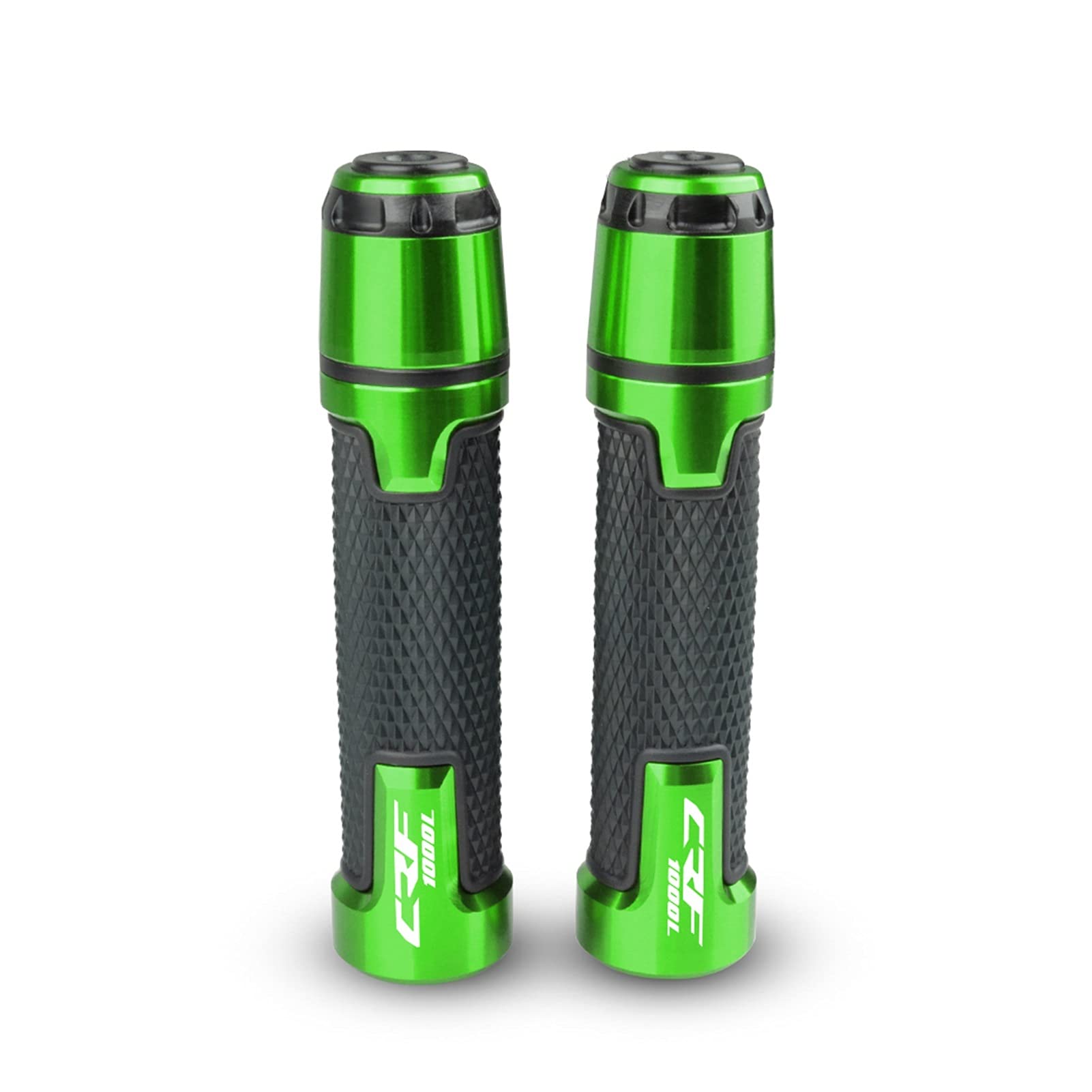 Kappe Anti Vibration Silder Plug CNC Aluminium Motorräder Lenkergriffe Und Lenkergriffe Endmotoren Zubehör Compatible With Hon da CRF1000L AFRICA TWIN 2015-2017 Motorrad Lenkergriffe Endkappen(Green) von LBLIRESP