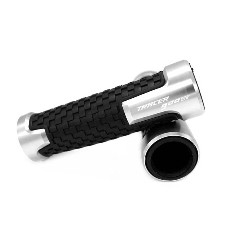 Kappe Anti Vibration Silder Plug Compatible With Ya ma ha TRACER 900 GT 900GT Tracer TRACER900gt 2018 2019 Motorrad CNC Lenkergriffe Lenkergriffschutz Lenker Motorrad Lenkergriffe Endkappen(Silver) von LBLIRESP