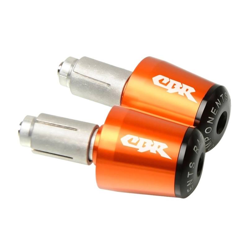 Kappe Anti Vibration Silder Plug Lenker Handgriffe Lenkerendkappe Compatible With Hon Da CBR250R CBR250RR CBR300R CBR400R CBR500R CBR600RR CBR929RR CBR954RR CBR1100RR Motorrad Lenkergriffe Endkappen(O von LBLIRESP