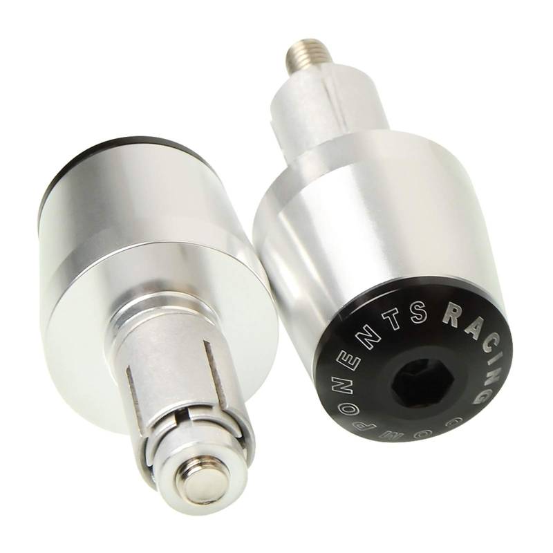 Kappe Anti Vibration Silder Plug Motorrad Lenkerendgewichte Lenkergriffe Kappe Compatible With Ya ma ha Hon Da CB650F CB1000R CBR 600f4i CB400 A Pri Lia Motorrad Lenkergriffe Endkappen(Rosso) von LBLIRESP