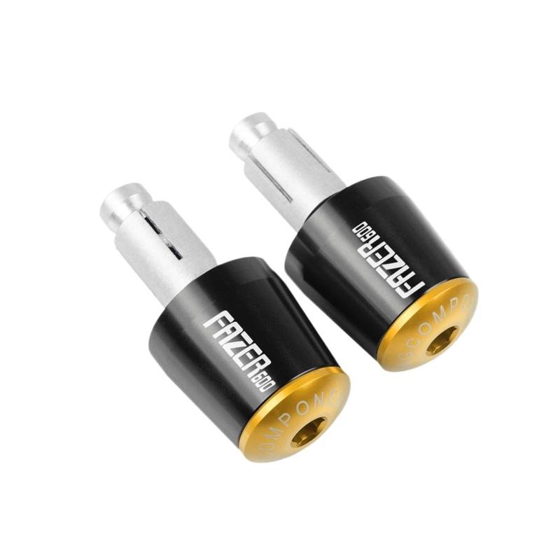 Kappe Anti Vibration Silder Plug Motorrad Lenkergriffe Ende Lenkerkappe Endstopfen Compatible With Ya ma ha FAZ ER 600 FAZE R600 FZ600 FAZ ER FZ6N 600 FZ6S FAZE 2016-2020 Motorrad Lenkergriffe Endkapp von LBLIRESP